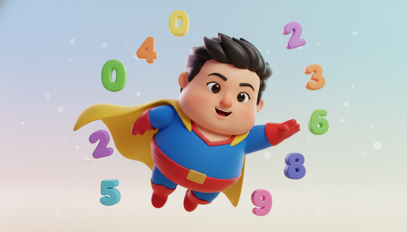 Number superhero