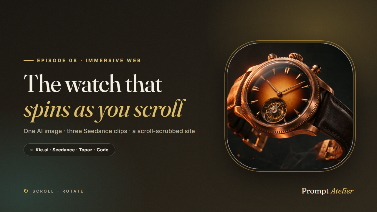 Episode 08 — The watch that spins as you scroll