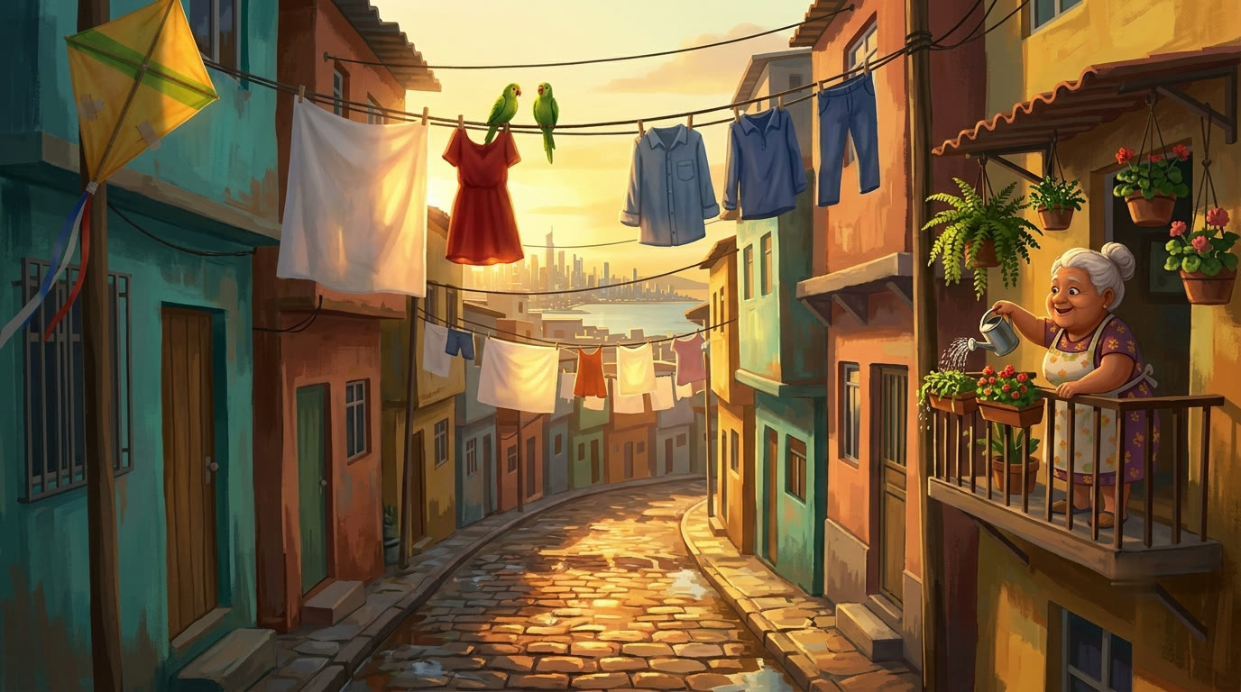 The street painting